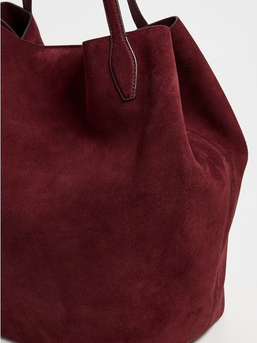 Madewell Burgundy Shopper Tote Bag